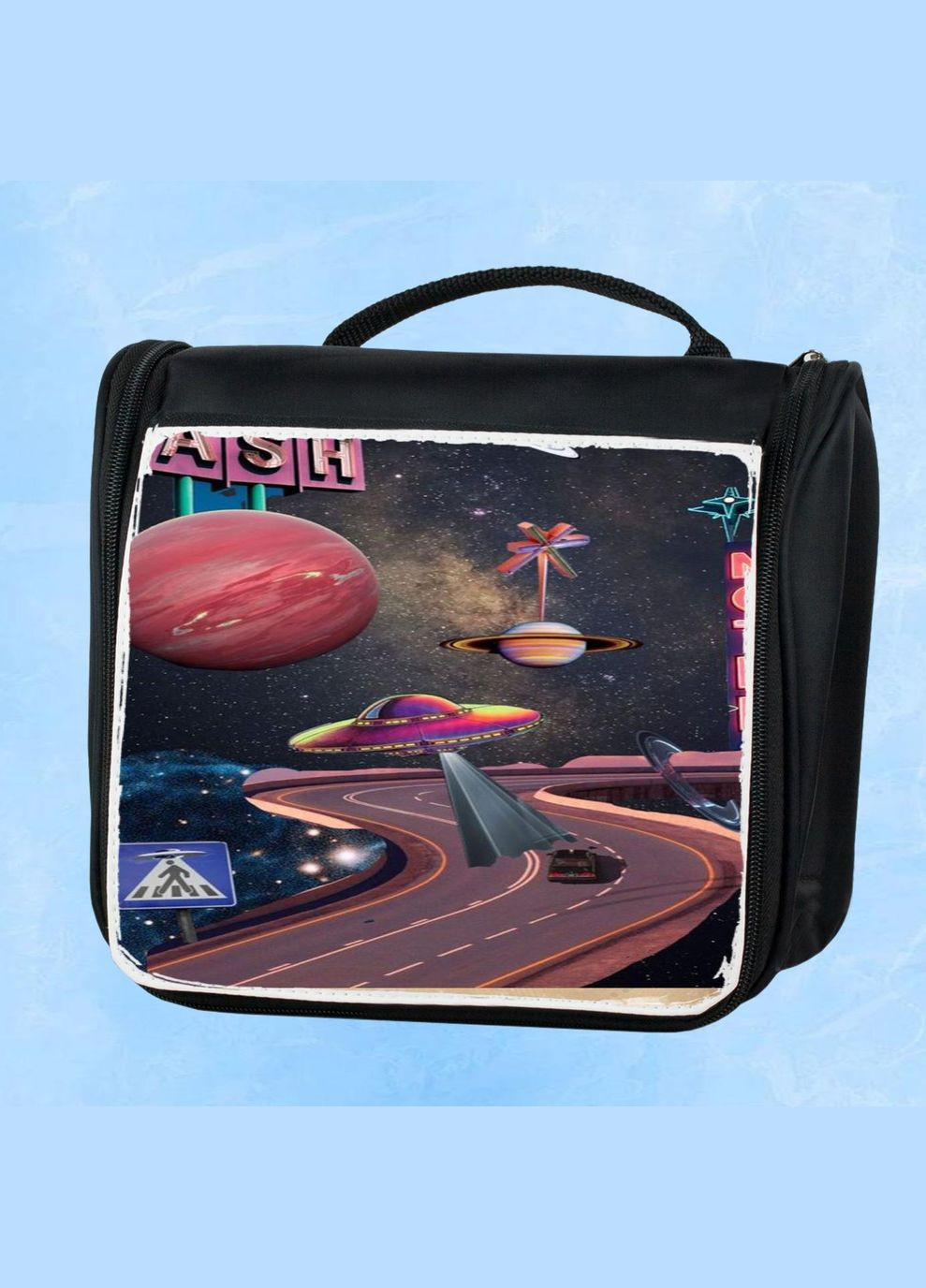 Дорожня сумка - органайзер для косметики несессер Art #112 Чорна No Brand (318677585)