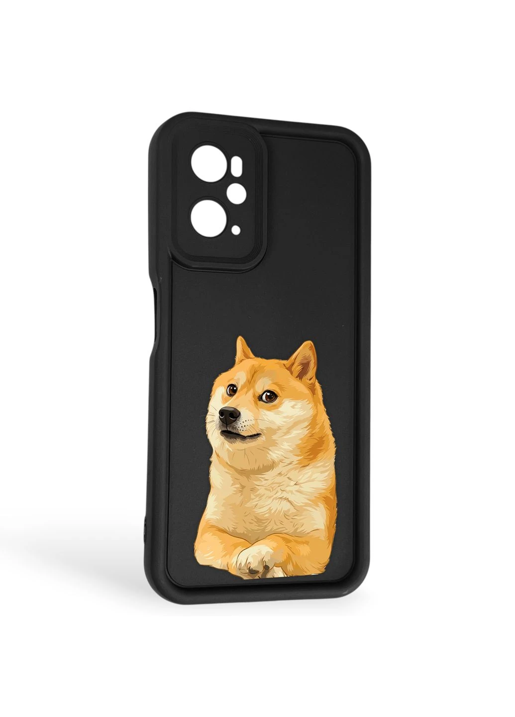 Чехол силиконовый Soft Touch с 3D принтом мема сибу для A96 (4G) (Полная защита камеры) Oppo (378978528)