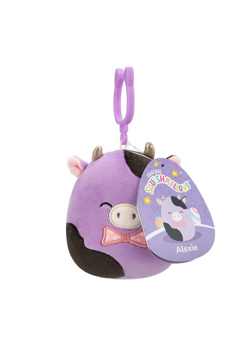 Мягкая игрушка на клипсе Коровка Олексе Squishmallows (322399904)