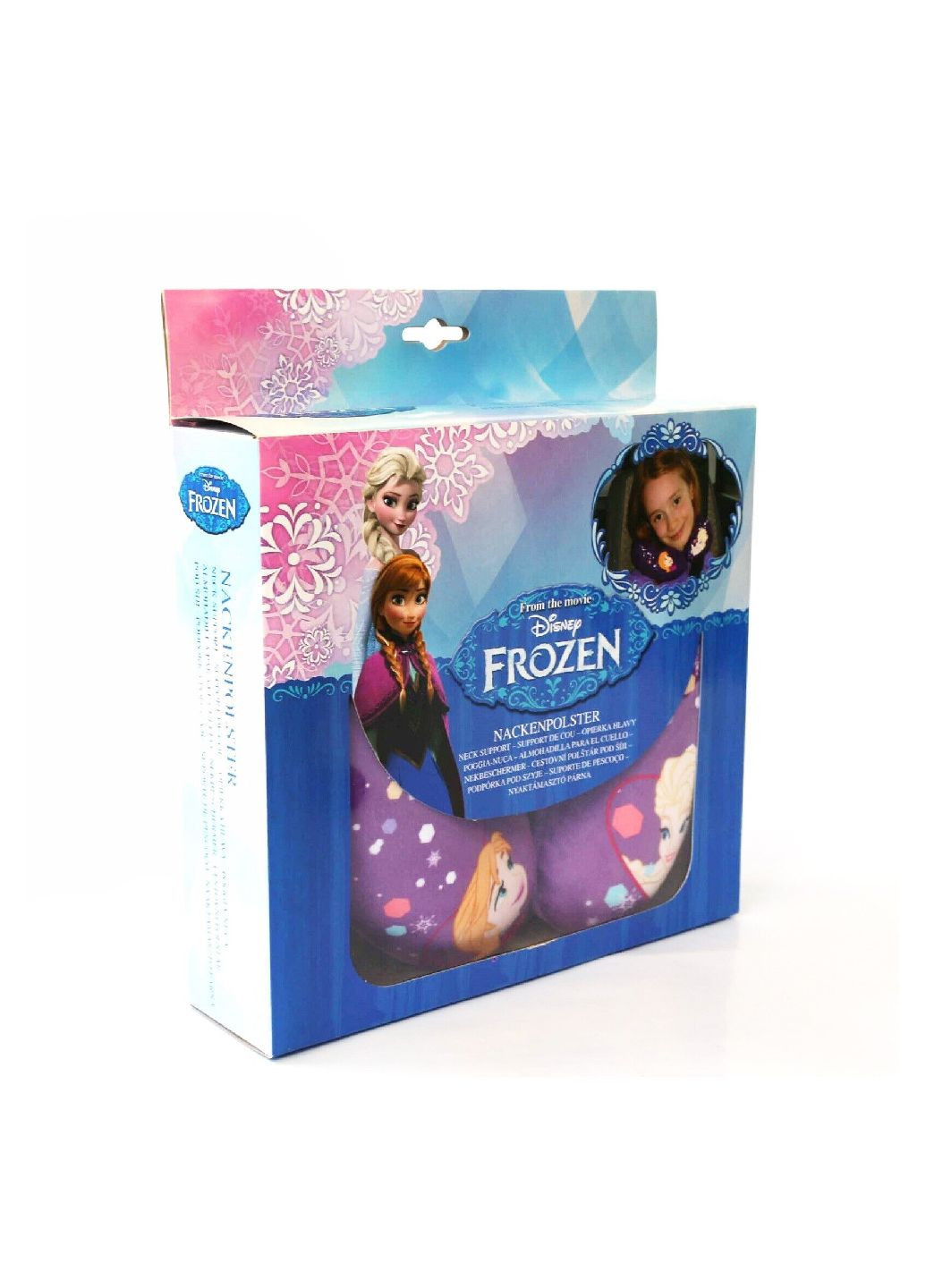 Детская подушка на шею для путешествий комбинированный Frozen Disney (280940159)