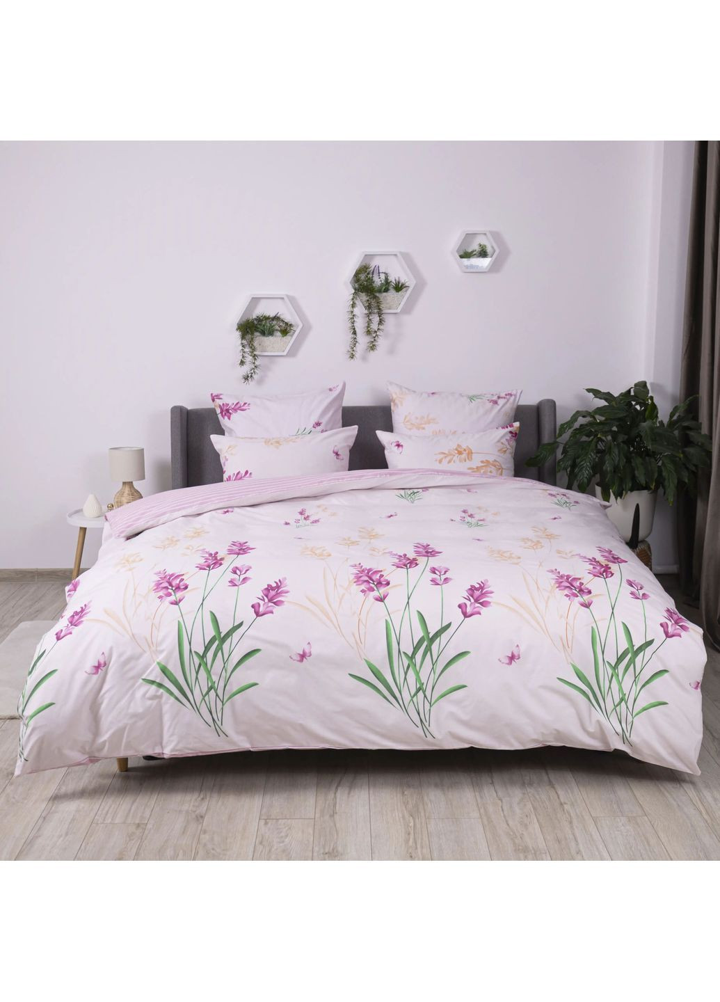 Семейный комплект постельного белья Бязь с наволочками 70*70 см, 115 гр/м2 Aurora Розовый (20340150215) ТЕП (366036783)