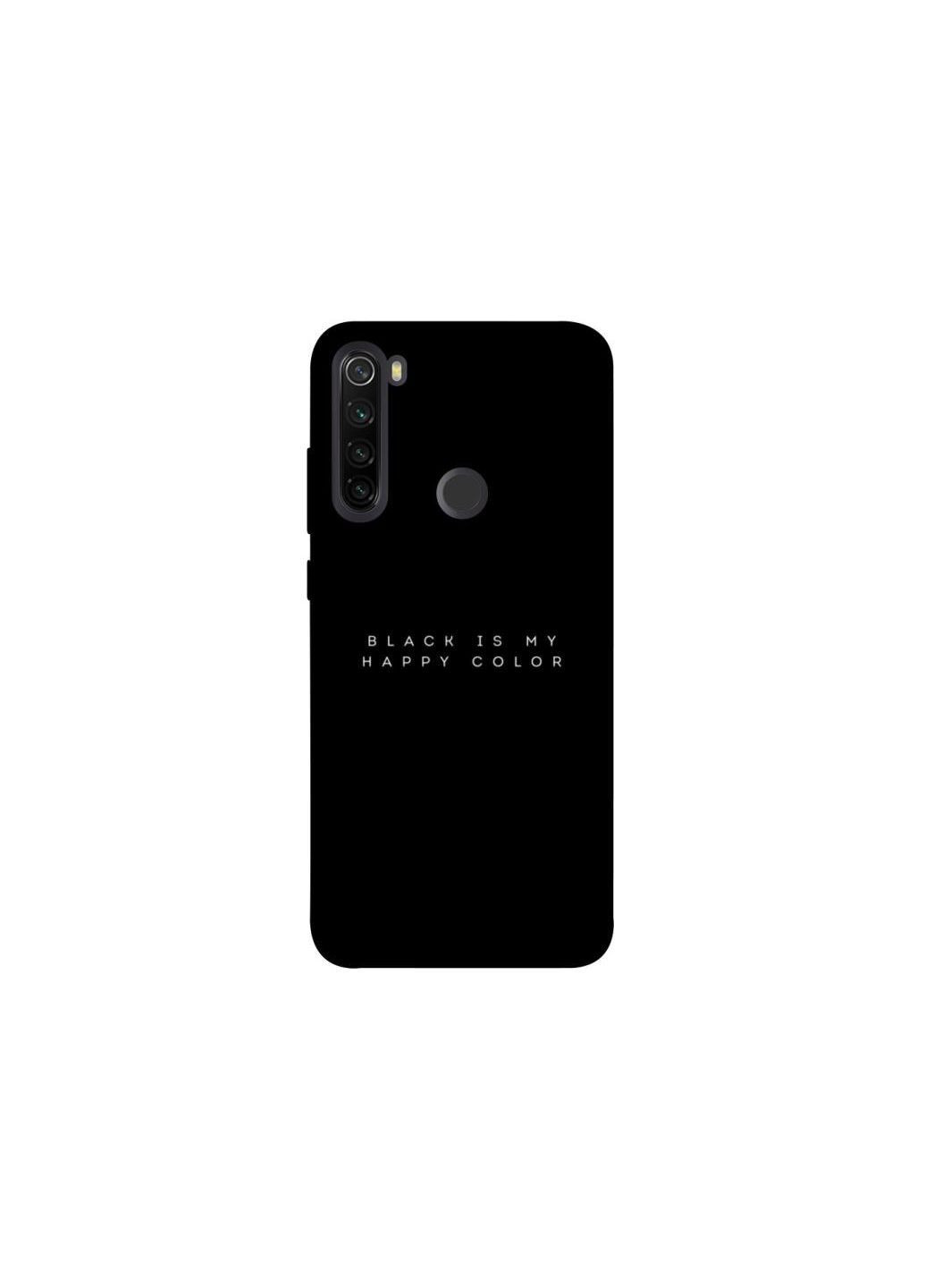 Чохол на Xiaomi Redmi Note 8T Black color Frontalka (363881135)