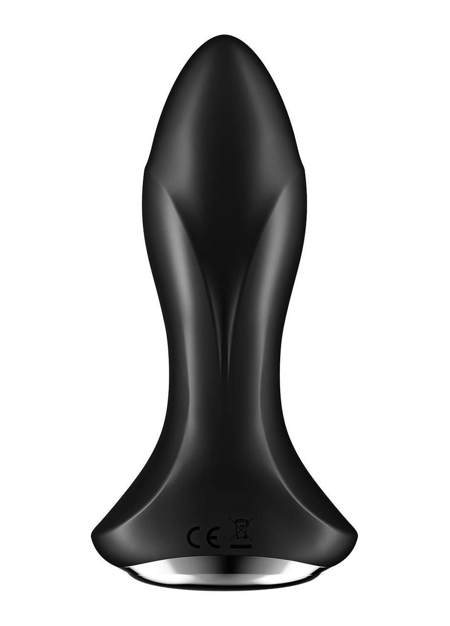 Анальна смарт-вібропробка із перлинним масажем Rotator Plug 1+ Black Satisfyer (303890818)