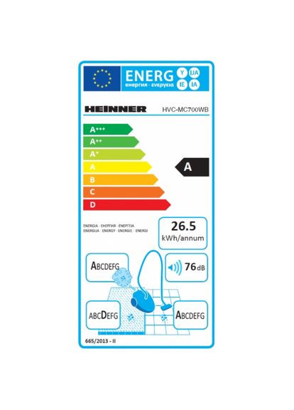 Пилосос HVC-MC700WB HEINNER (323049572)