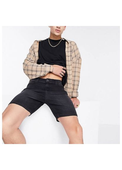 Шорти джинсові 105913396 washed black DTT (370393934)