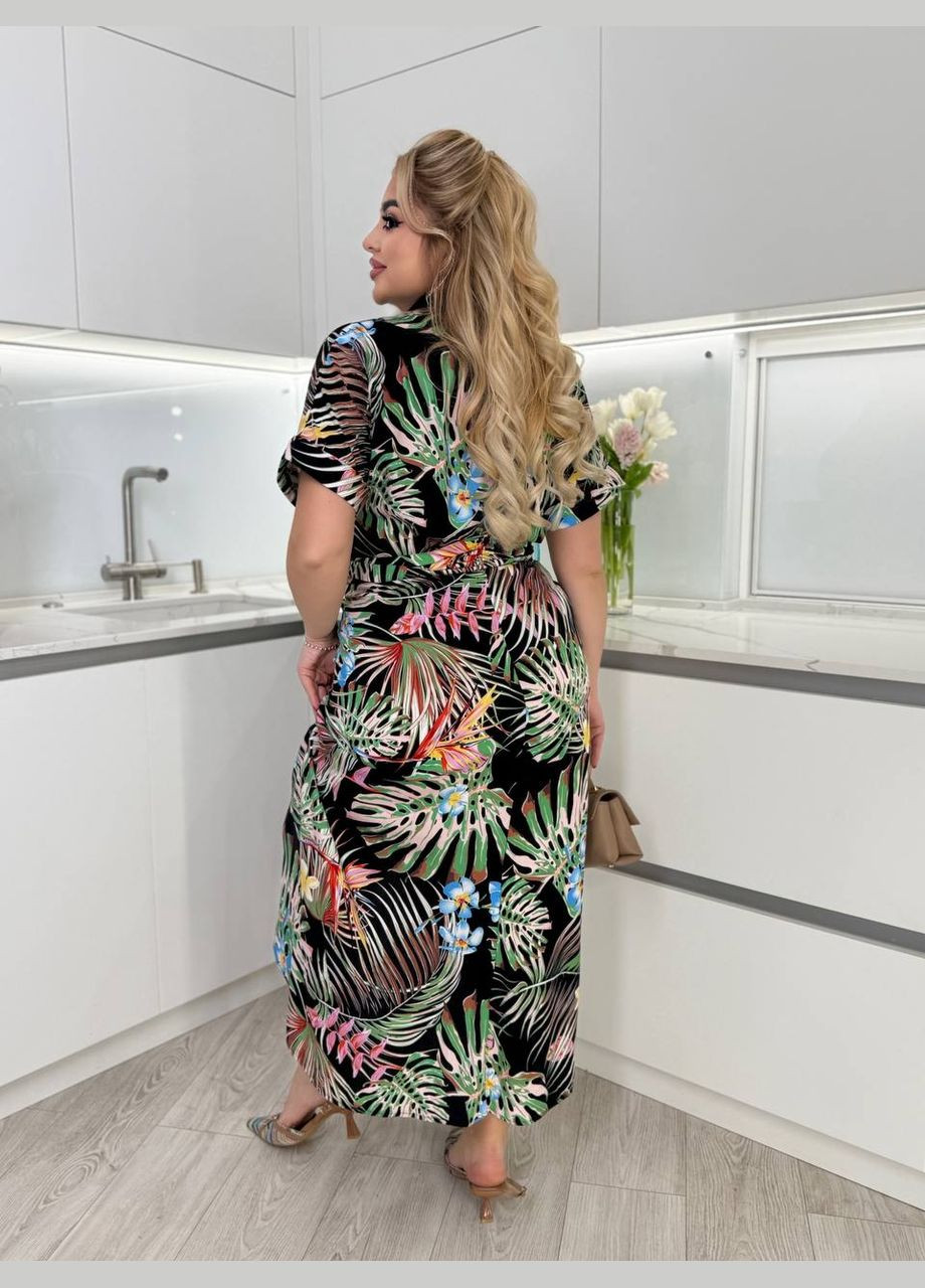 Черное деловое, кэжуал, коктейльное, вечернее женское платье рубашка No Brand