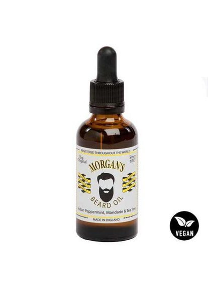Масло для бороды Morgan’s Original Beard Oil 50 мл: питание, увлажнение, аромат мяты и мандарина Morgan's (367583255)
