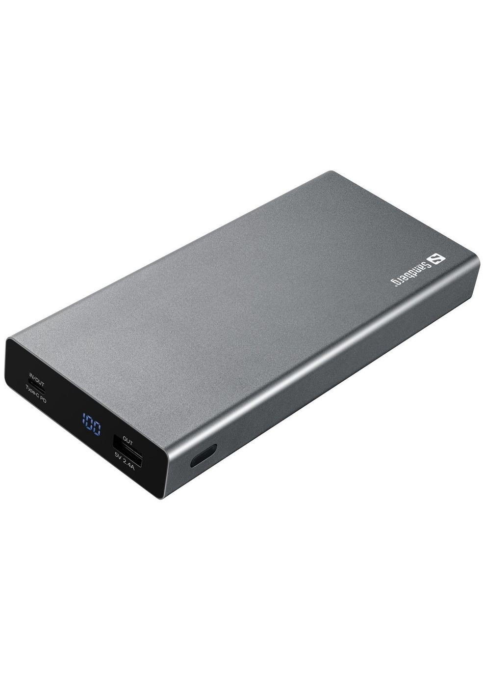 Универсальная мобильная батарея Powerbank 20000mAh PD 100W Silver (420-52) Sandberg (364861672)