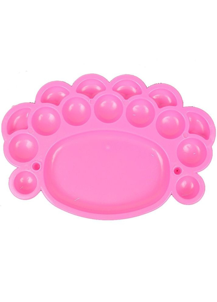 Палитра для красок пластмассовая двойная, розовая YRE (296665080)