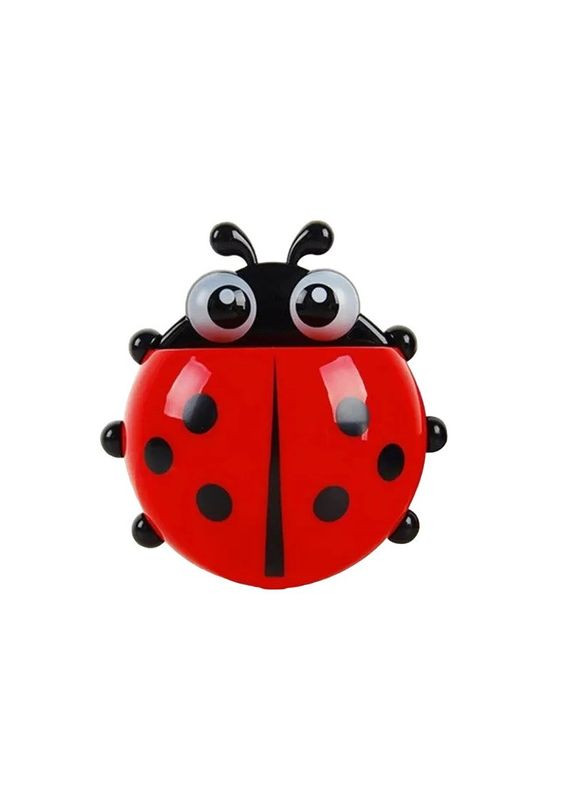 Тримач для зубних щіток настінний Сонечко Black/Red No Brand (366303599)