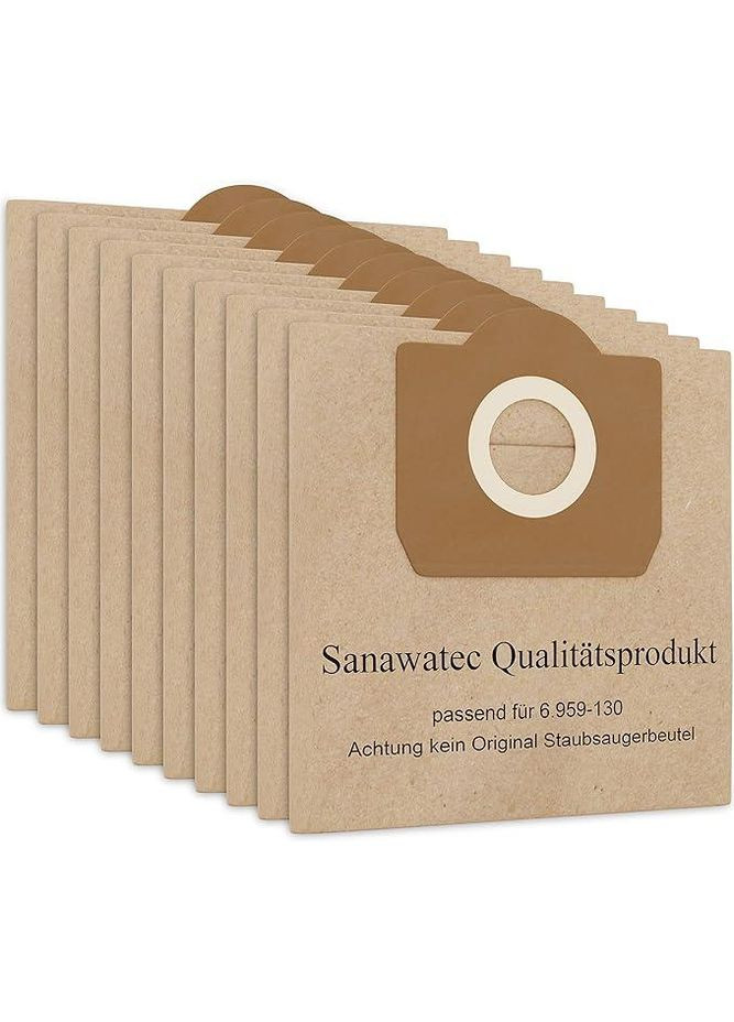 Набор мешков для пылесоса совместим с Kärcher WD3 6.959-130.0 No Brand (307254476)