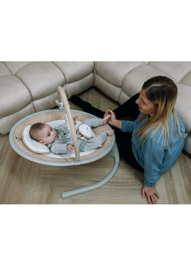 Качели детские 2 в 1 Elite Swing beige () FreeOn 84904 (331790559)