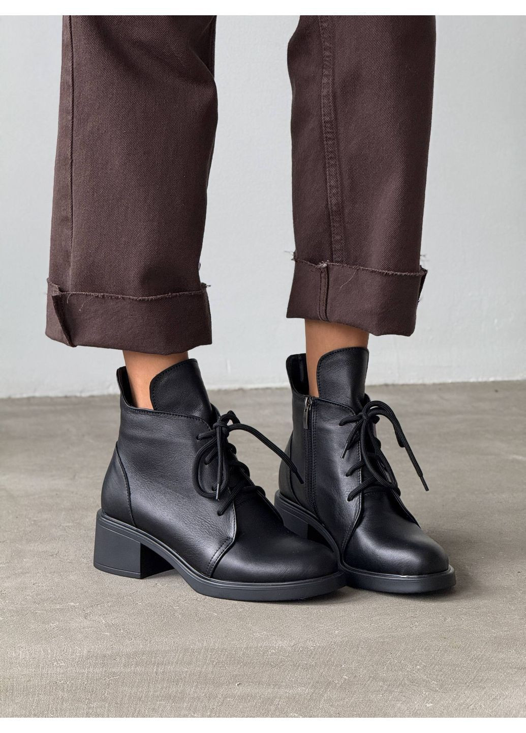 Демісезонні шкіряні черевики Helen (363234885)