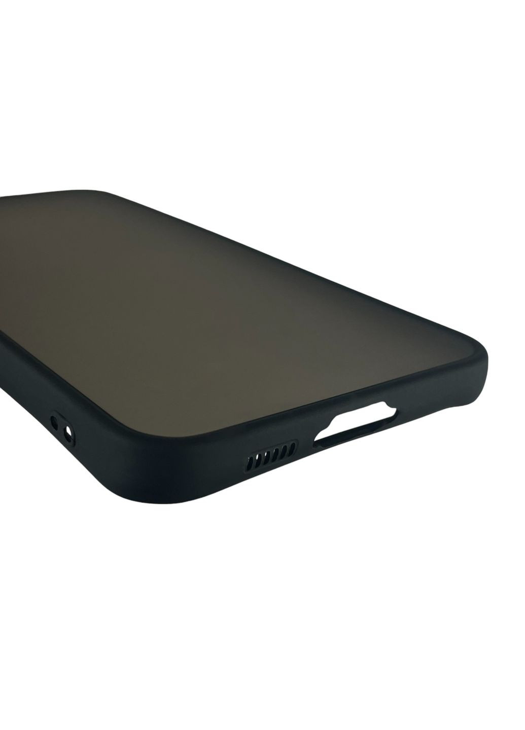 Чохол для Galaxy S23 FE (SM-S711) матовий з високими бортами з захистом камери на самсунг с23 фе чорний Samsung (366018950)