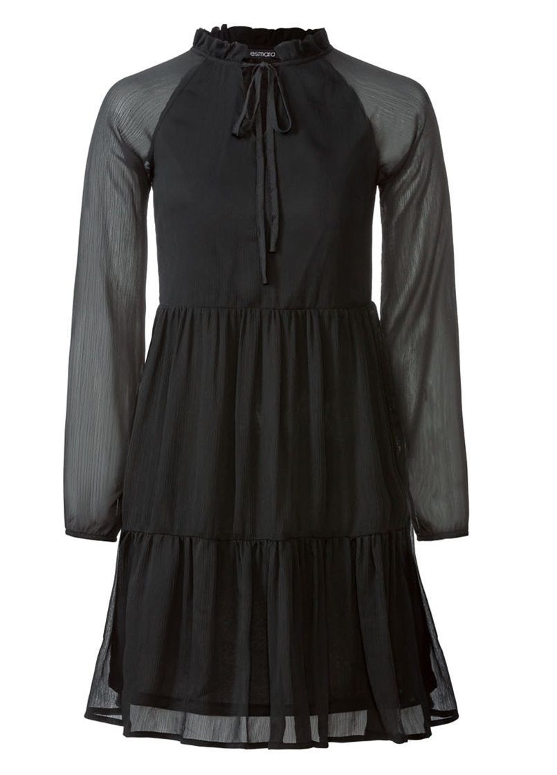 Черное повседневный платье Esmara однотонное