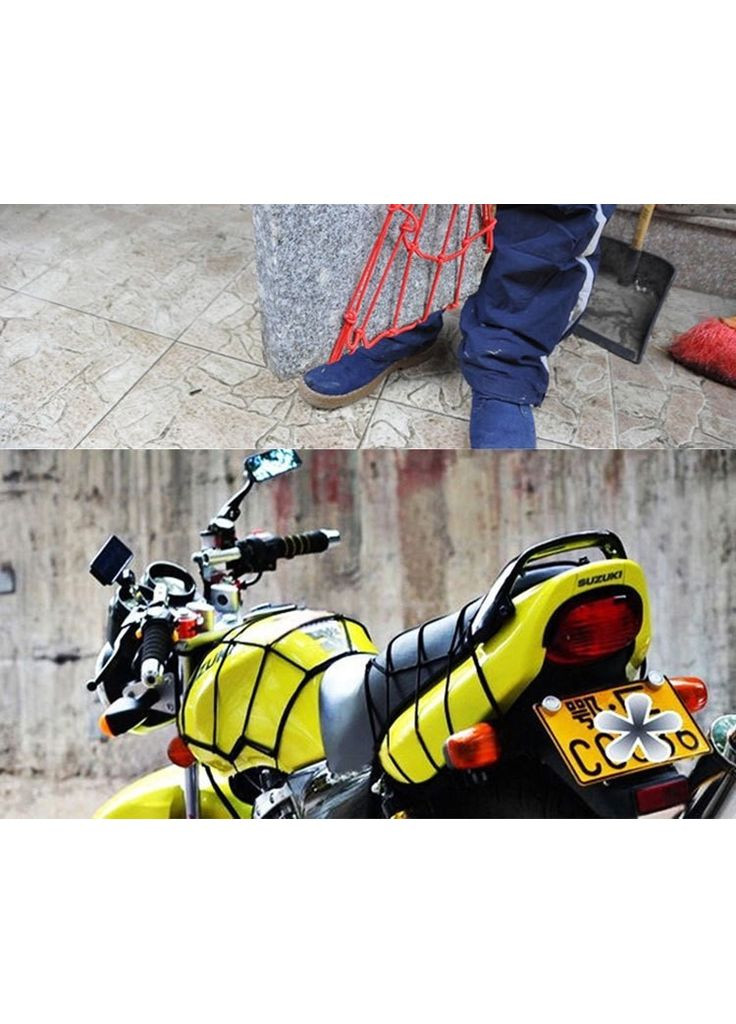 Сетка-паук на багажник, багажная сетка на мотоцикл для вещей, шлема "Spider" ( ) China (366666365)