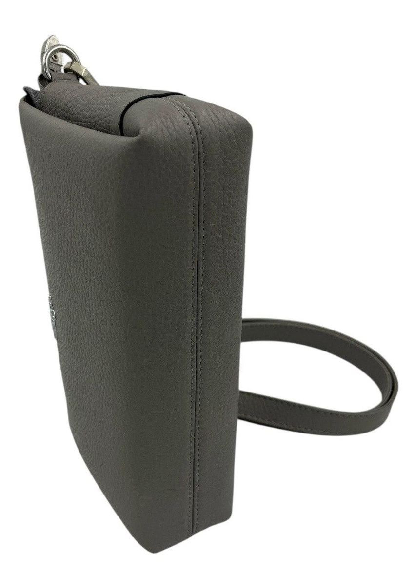 Сумка жіноча сіра кросбоді натуральна шкіра 5070-097 Karya (368862631)