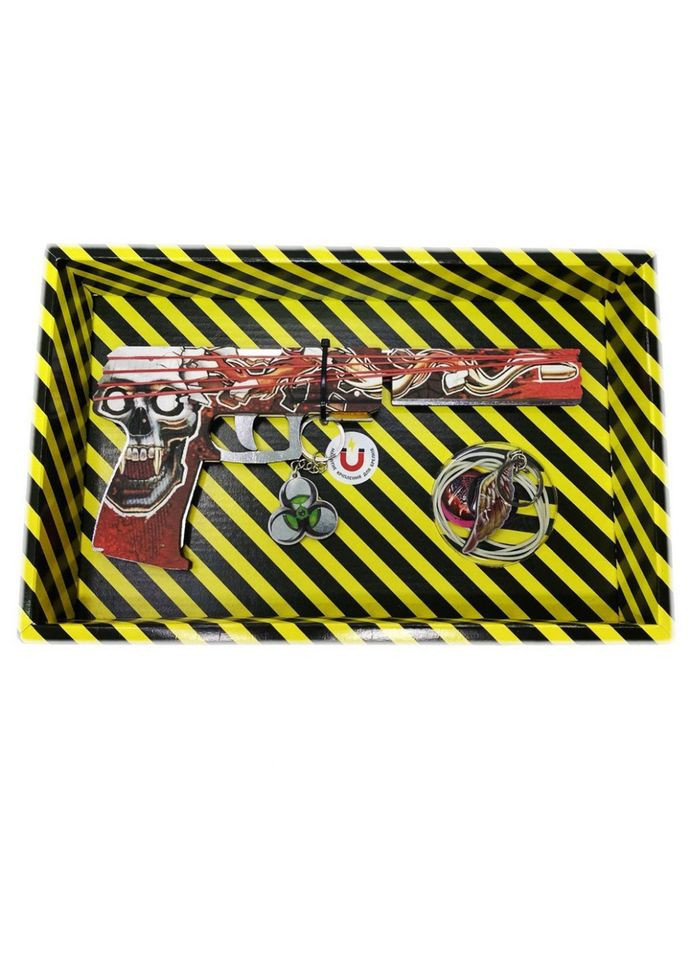 Збірна модель Гумостріл "USP КОНТРОЛЬНИЙ ПОСТРІЛ" ВОХ USP-KK Сувенір-Декор (316266023)