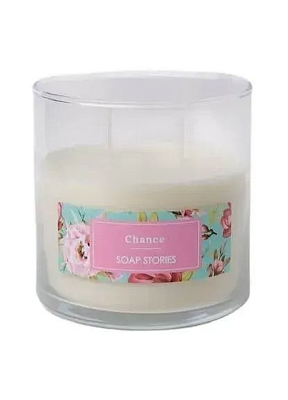 Свічка парфумована з рослинного воску "Chance" Home Perfumed Candles 350g (1508068-39576581) SOAP STORIES (368665703)