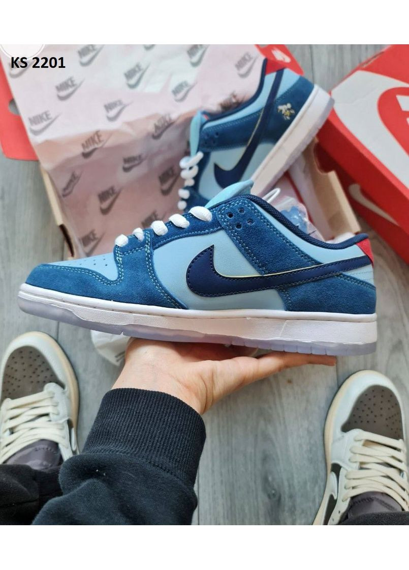 Цветные демисезонные кроссовки мужские nike sb dunk low pro x why so sad? найк сб данк No Brand