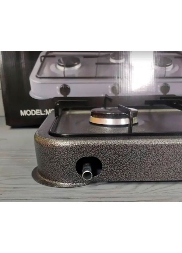 Настільна газова плита таганок на 3 конфорки з емальованим покриттям для дому та дачі MS-6663 Domotec (350349326)