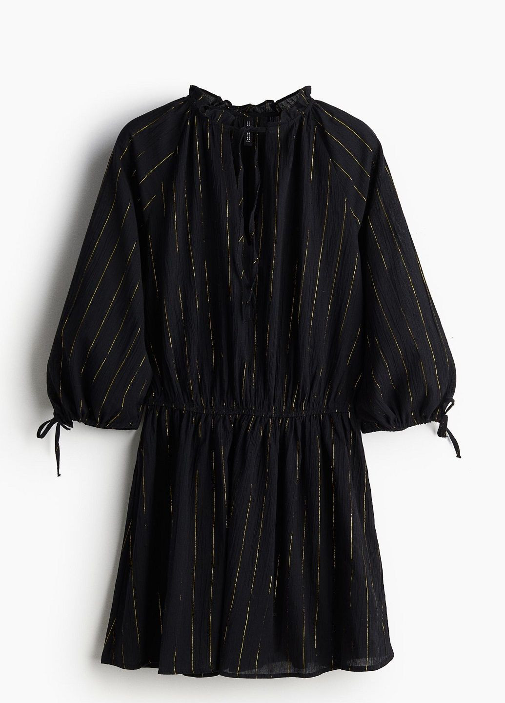 Чорна святковий сукня H&M в смужку
