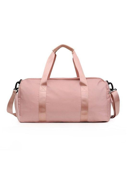 Сумка спортивна жіноча з паєтками, сумка для фітнесу з відділом взуття Рожева ( код: IBS143P ) V-Sport (331902331)