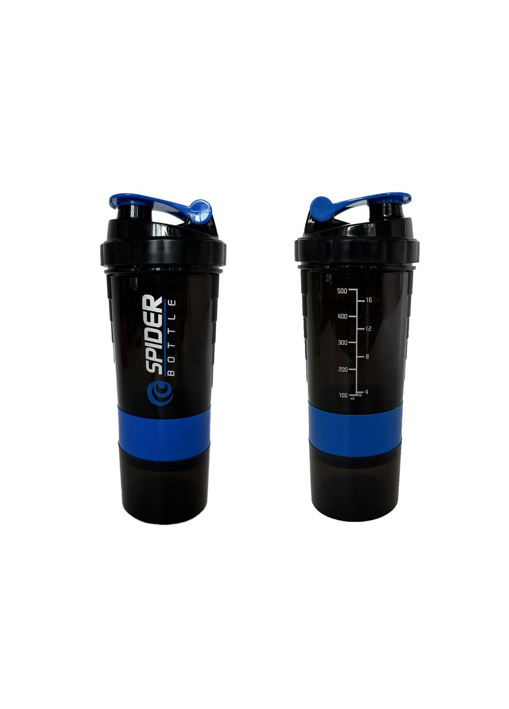 Шейкер спортивный Spider 0,5 л Черно-синий EasyFit (360429429)