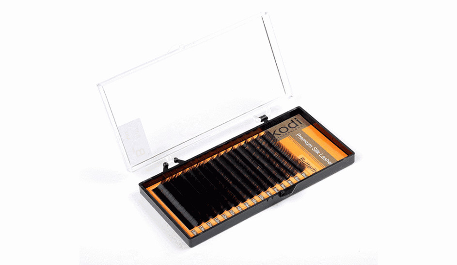 Ресницы изгиб С 0,12 (16 рядов 8-8,9-8) упаковка Butterfly Kodi (352177416)