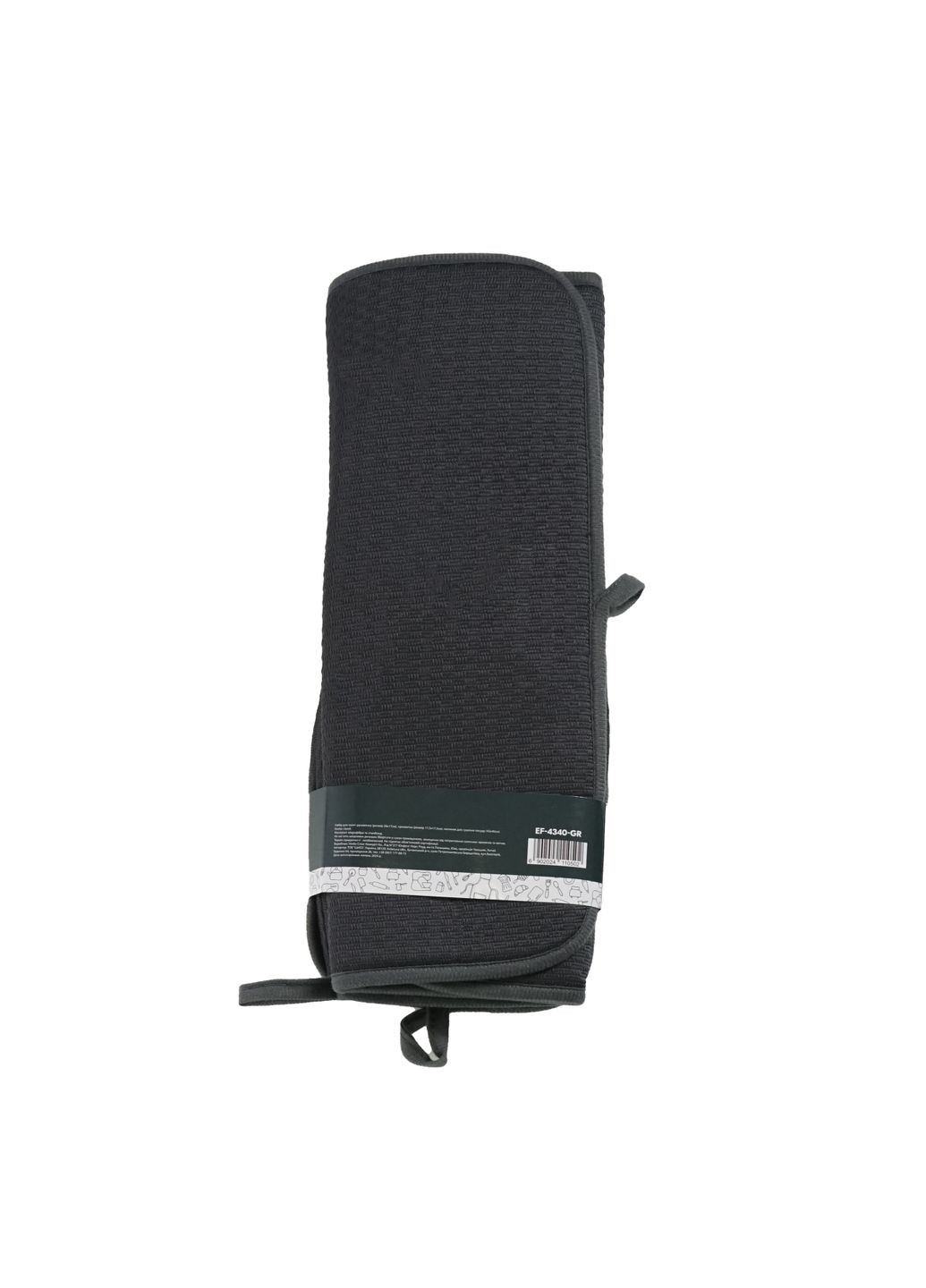 Набір для кухні (килимок для посуду 44*40 см, прихватка, рукавичка) сірий Eco Fabric (326766811)