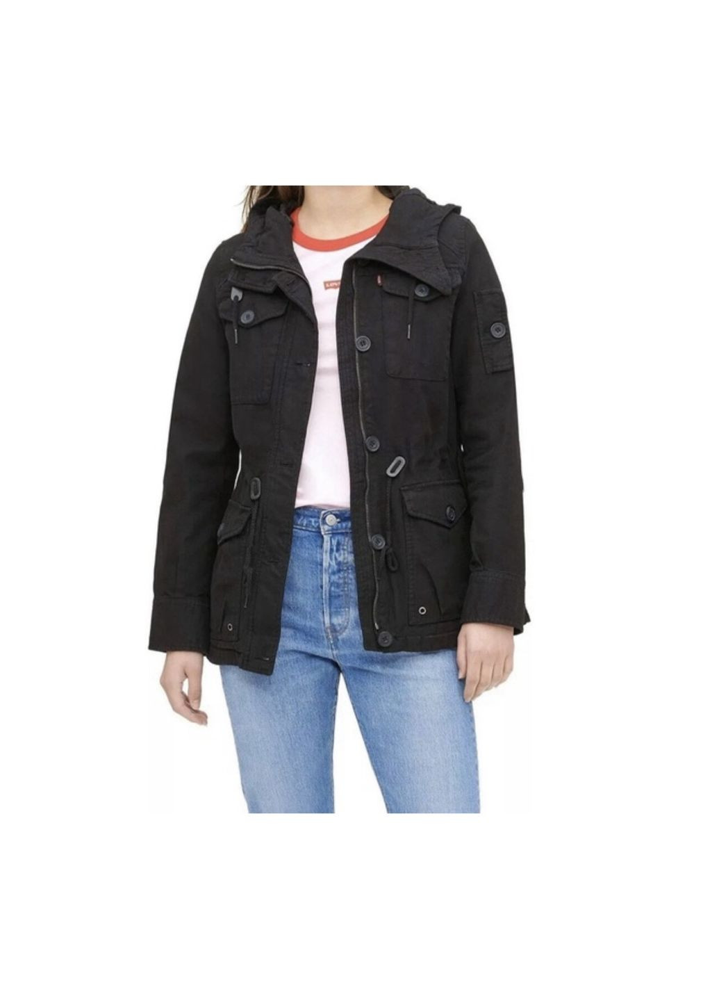 Черная демисезонная куртка Levi's