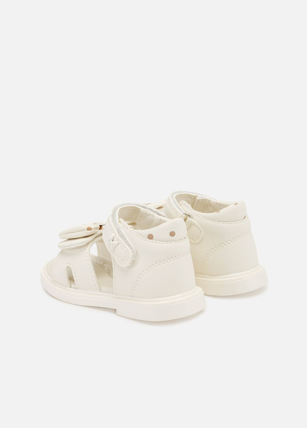 Белые босоножки для девочки, на каблуке цвет белый cb-00264548 Buddy Sheep