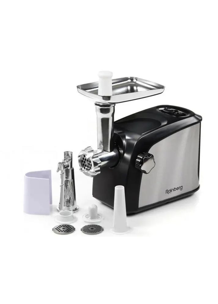 М'ясорубка Rainberg RB-673 3800W електрична з реверсом + соковитискач Maxland (363834293)