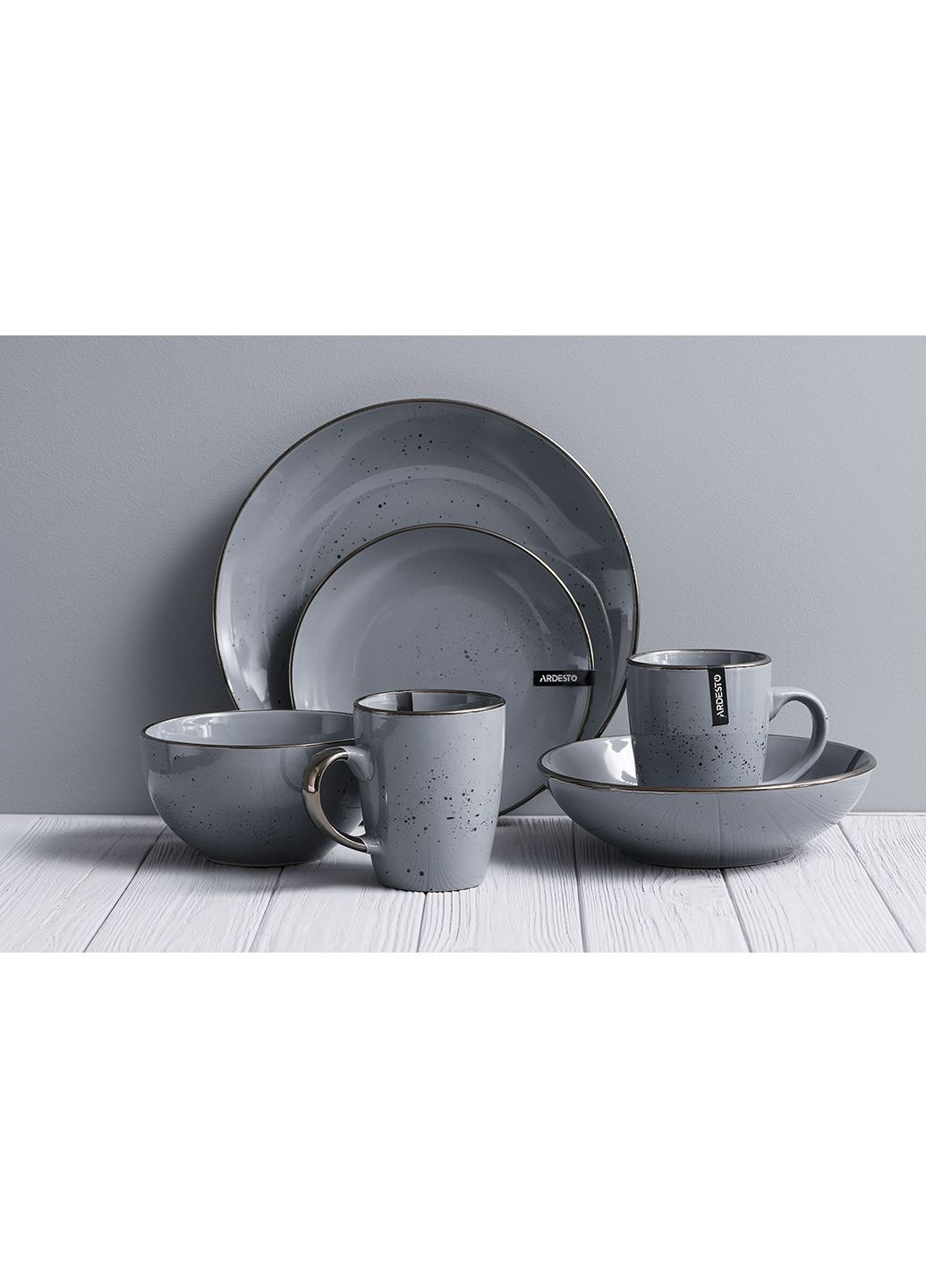 Тарелка обеденная 26 см Bagheria Grey AR2926GREY Ardesto (306514966)