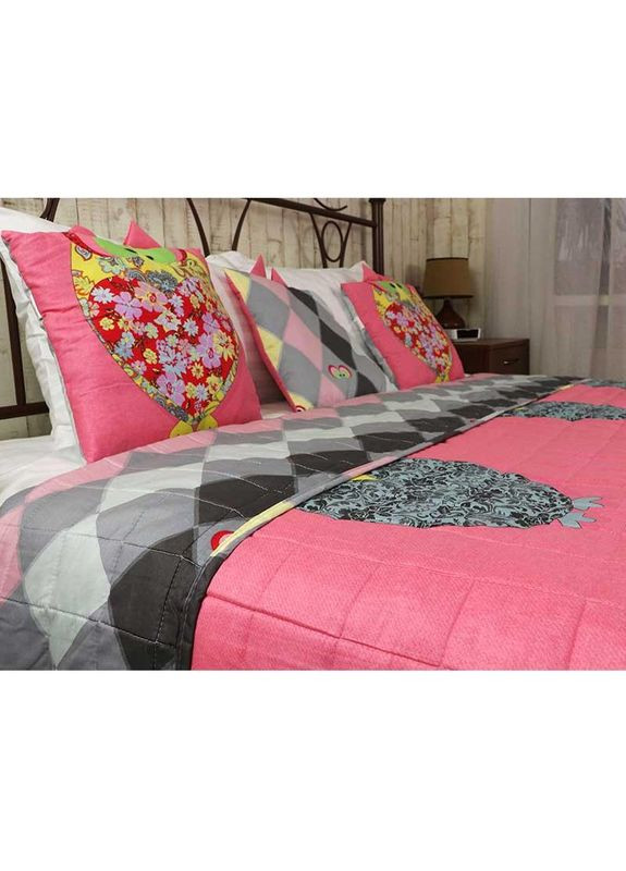 Подушка 40x40 - Owl рожева сатин (17411) Руно (347163227)