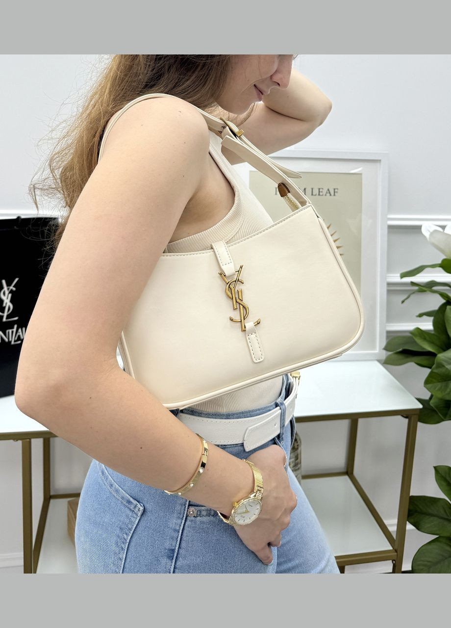 Жіноча сумка молочний клатч No Brand (322464235)