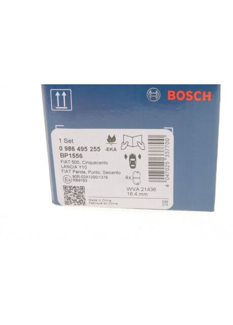 Колодки тормозные Fiat 500 07-/Panda 03-/Punto 93-10 0 986 495 255 RU63 Bosch (361658090)