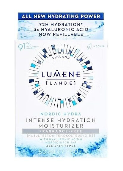Інтенсивний зволожувальний крем для обличчя Nordic Hydra Intense Hydration Moisturizer Fragrance-Free 50ml (1207914-21736434) Lumene (368652534)