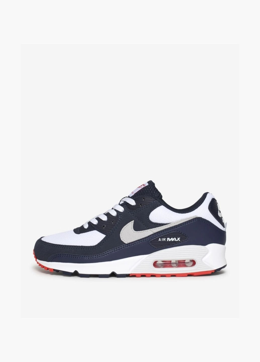Синие кроссовки мужские air max 90 blue/white dm0029-400 Nike