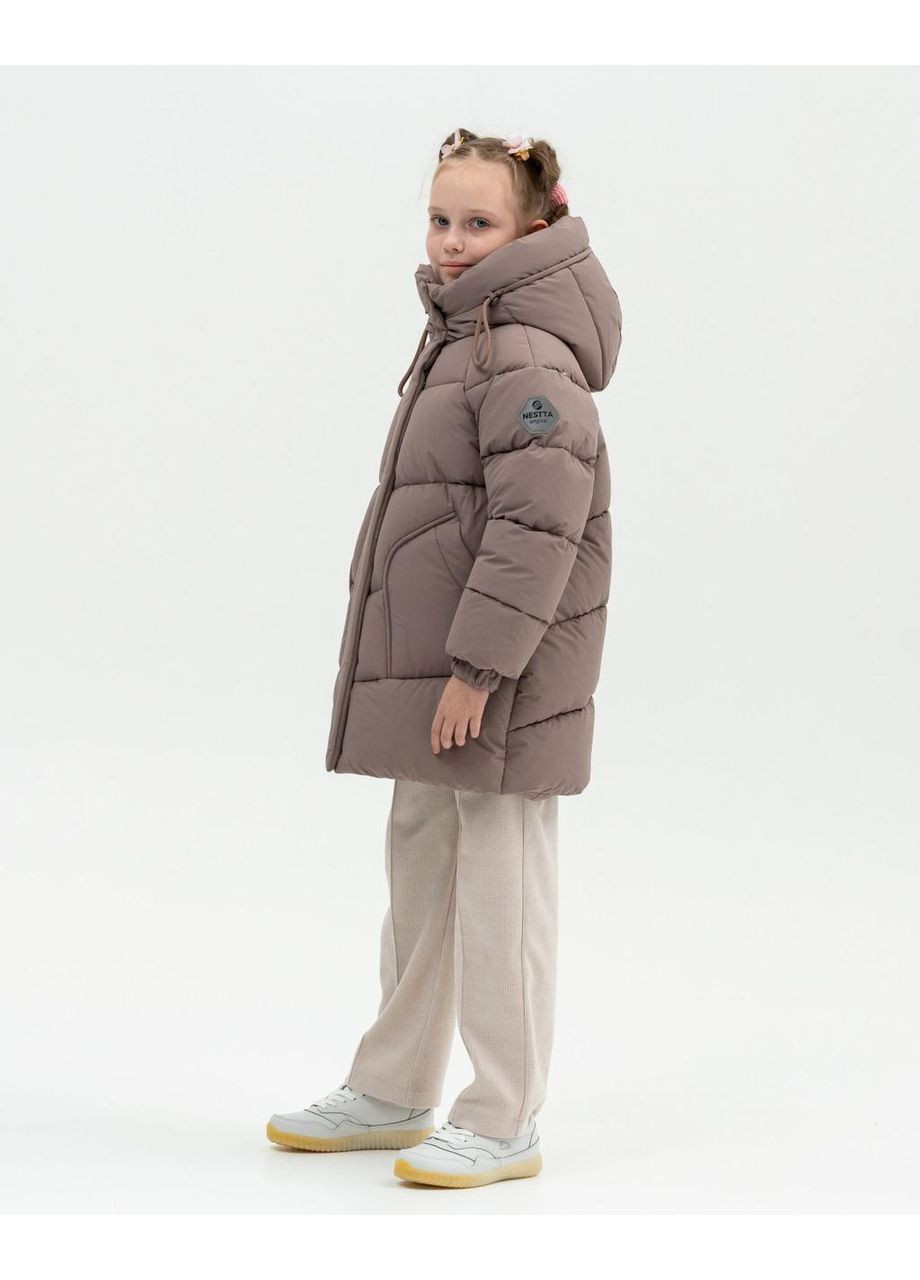 Комбінована зимня куртка зимова для дівчинки моко (128-152см) 134 Nestta