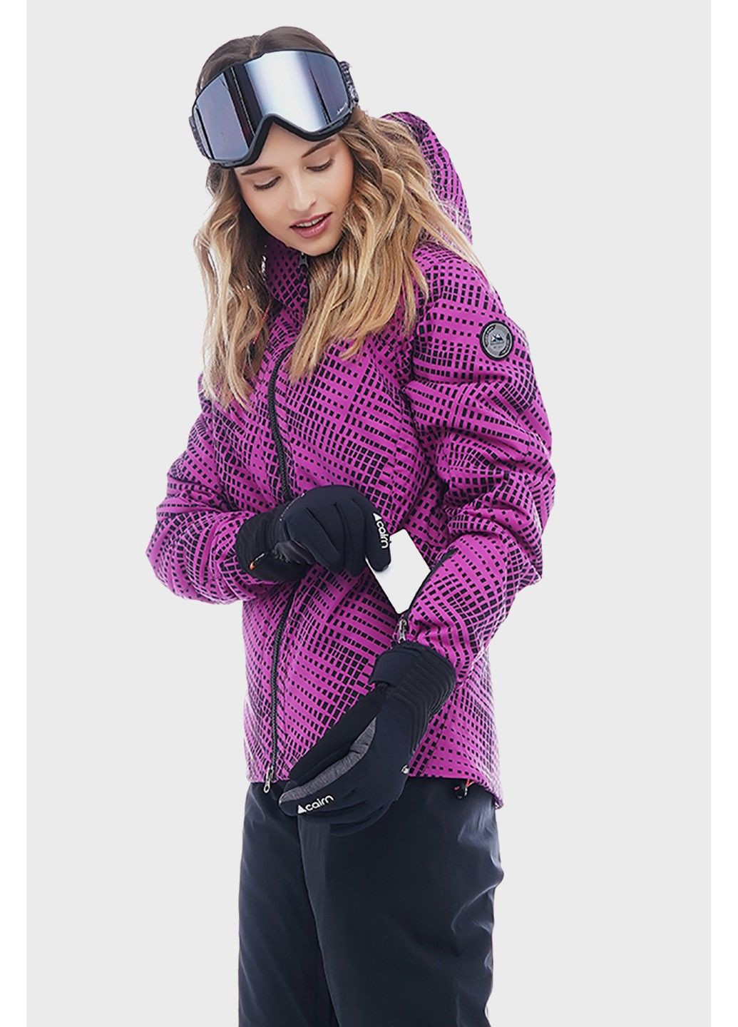 Куртка гірськолижна жіноча фіолетова - 1130672-17 Brooklet (358497988)