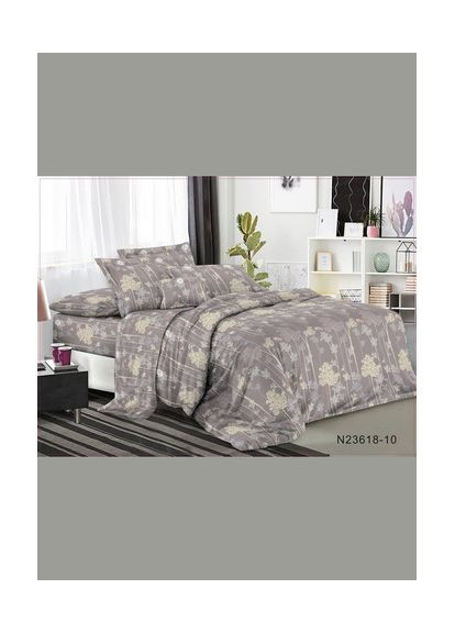 Євро комплект постільної білизни Бязь 3D Premium 200х220 см BPе-309 Vital-Textile (367262704)