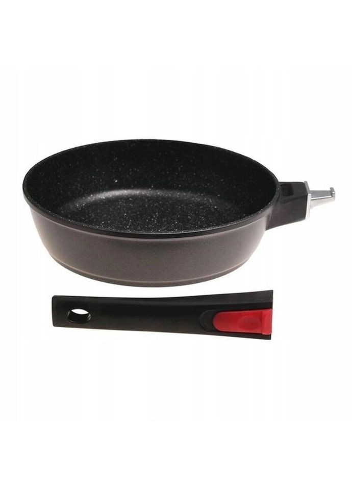 Сковорода глибока KM-4473 24 см чорна Kamille (319163780)