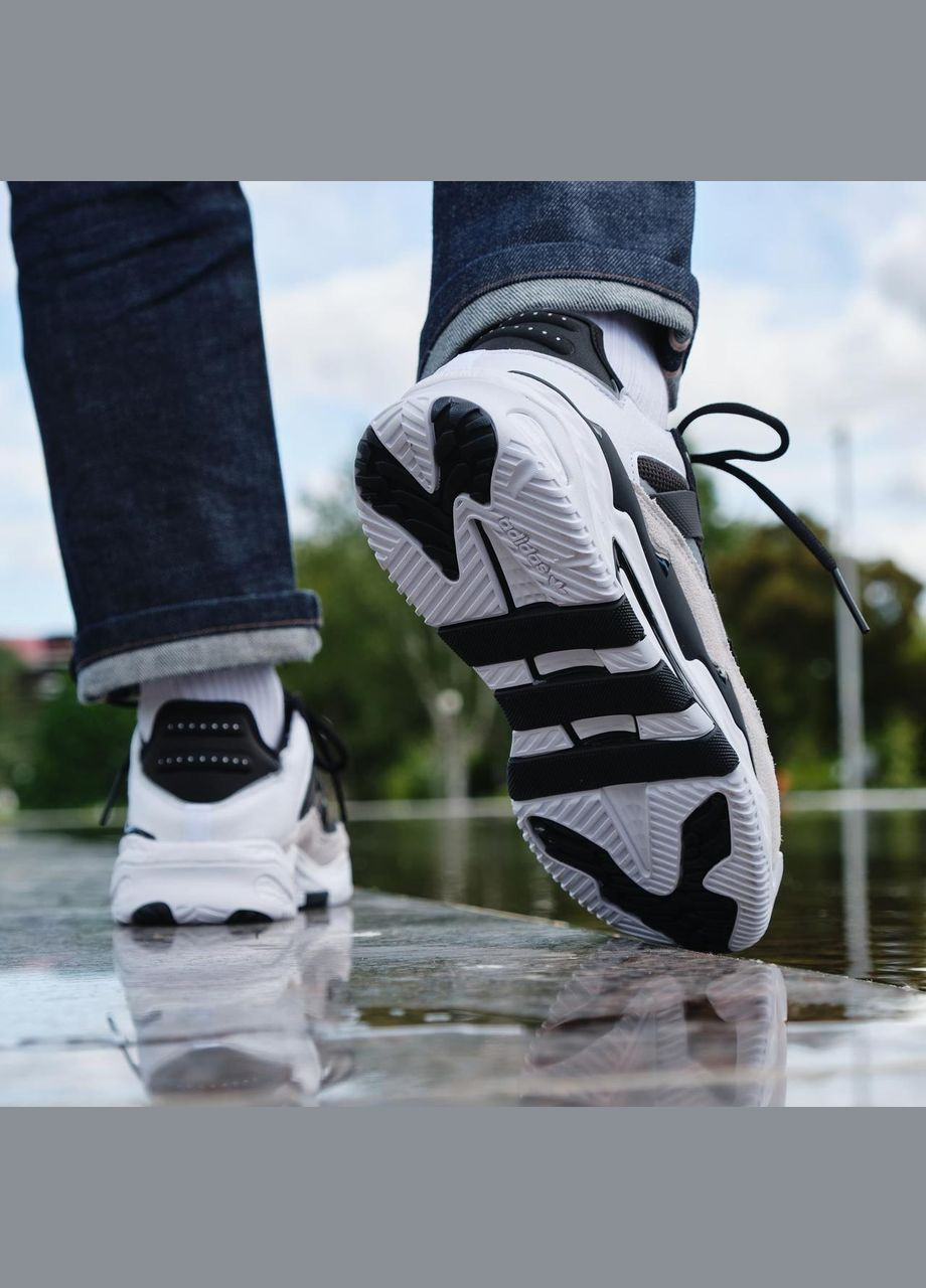 Сріблясті кросівки originals niteball cloud white core black silver - h67360 41 No Brand