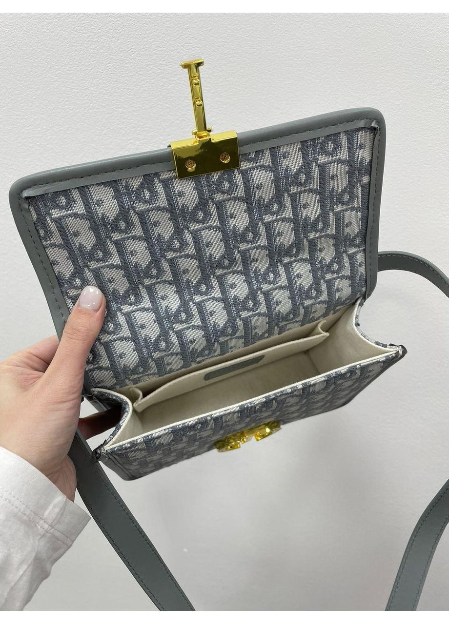 Сумка женская Montaigne Chain Bag Grey Dior Oblique Jacquard No Brand (355343206)