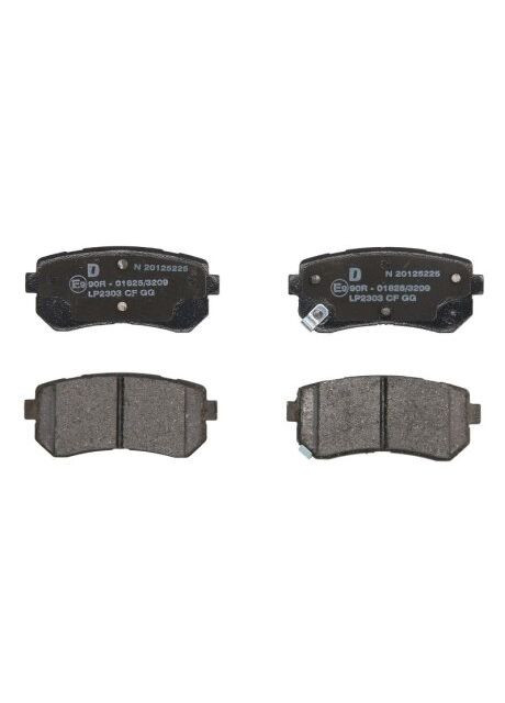 Комплект гальмівних колодок з 4 шт. дисків Delphi (365243486)