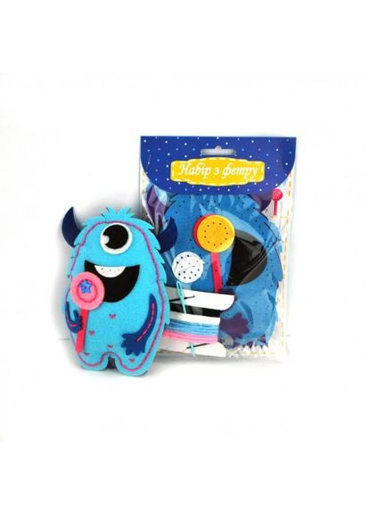 Набор из фетра "Сшей игрушку сам, Монстрик" Аплі Краплі (361413882)