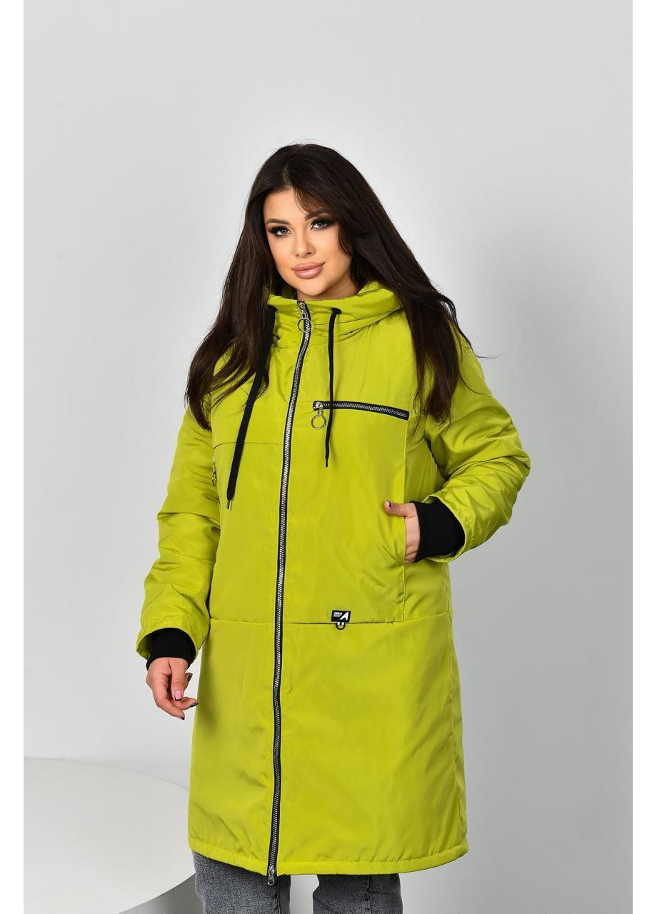 Лайм демісезонне Пальто жіноче плащова тканина Канада,на підкладці пайка 150,,утеплювач синтепон 150,манжет рібана Україна
