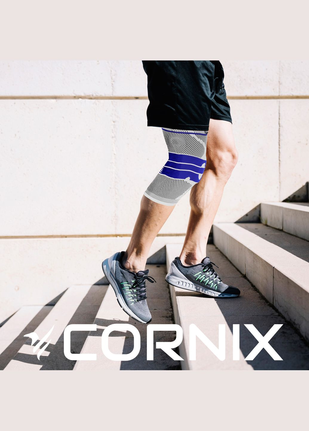 Фиксатор (бандаж) для колена 3D 1 шт Size Cornix XR-0203 (342758432)