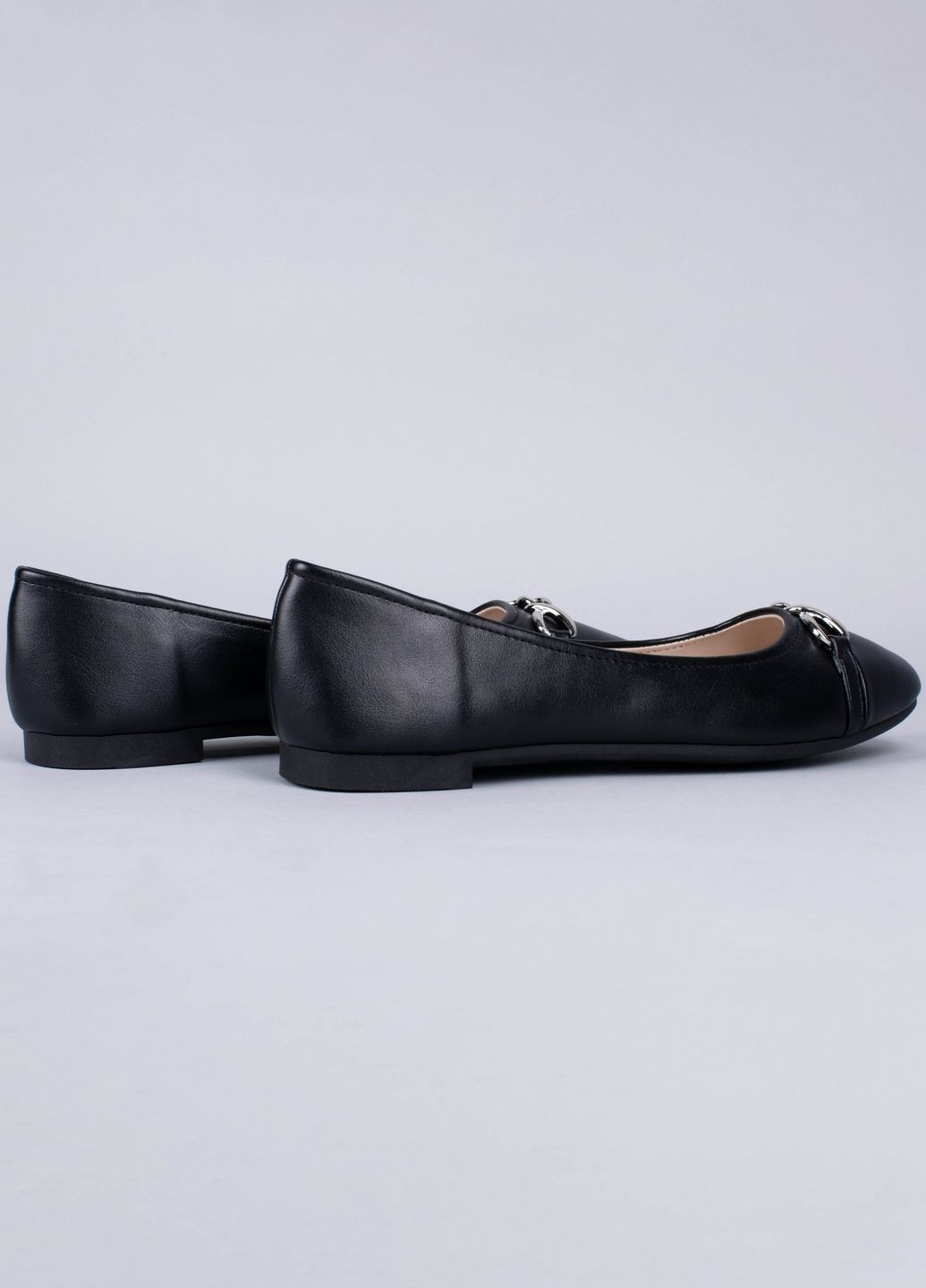 Женские балетки женские zs24-10 черные 343728 Power | чёрные искусственная кожа (296984369)